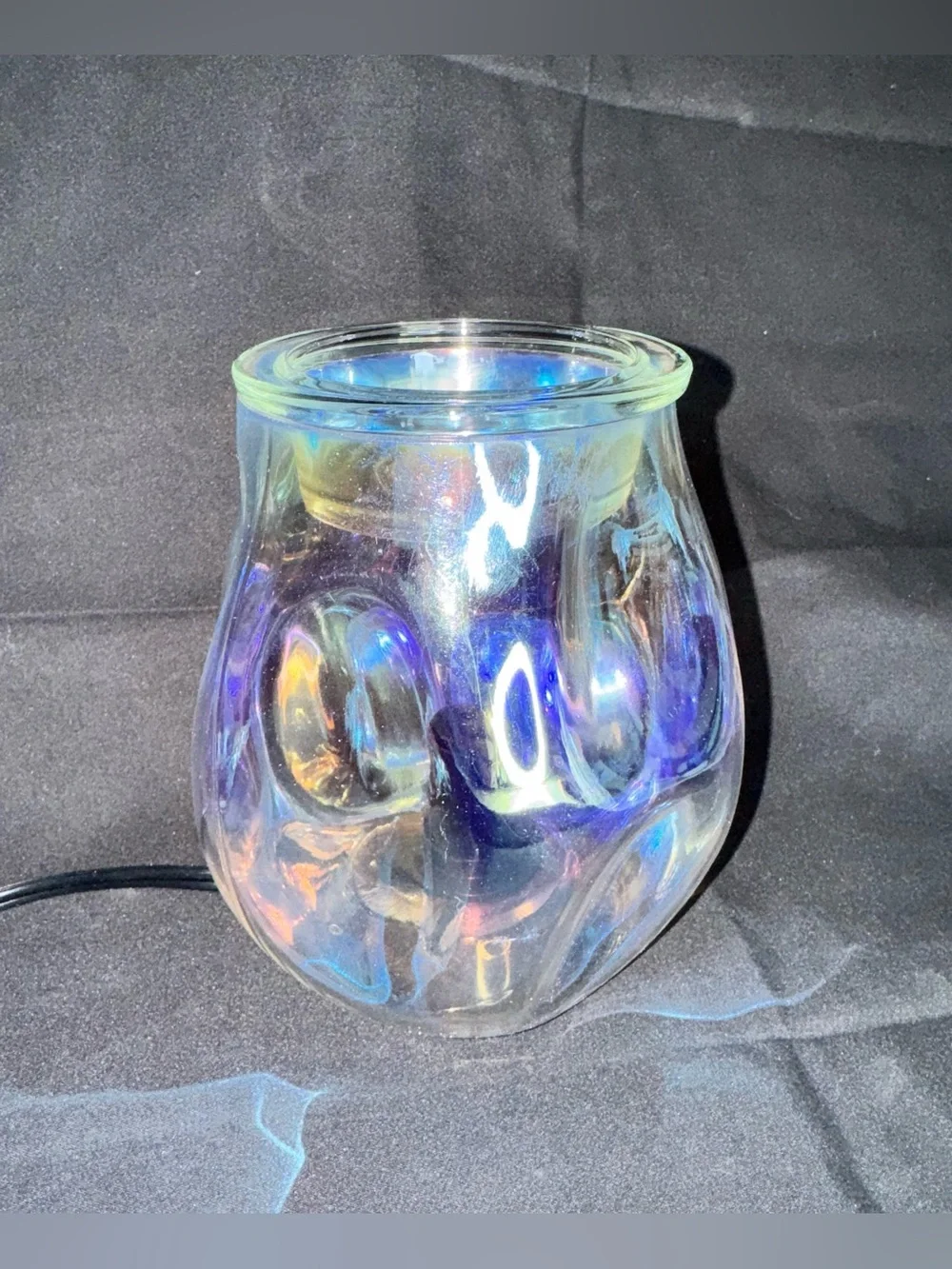 EUC Scentsy Bubbled Iridescent Wax Warmer
